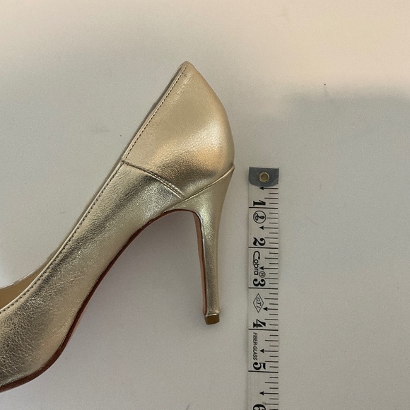 BUTTER Gold Leather Heels Size 8 EXCELLENT CONDITION - Picture 11 of 11